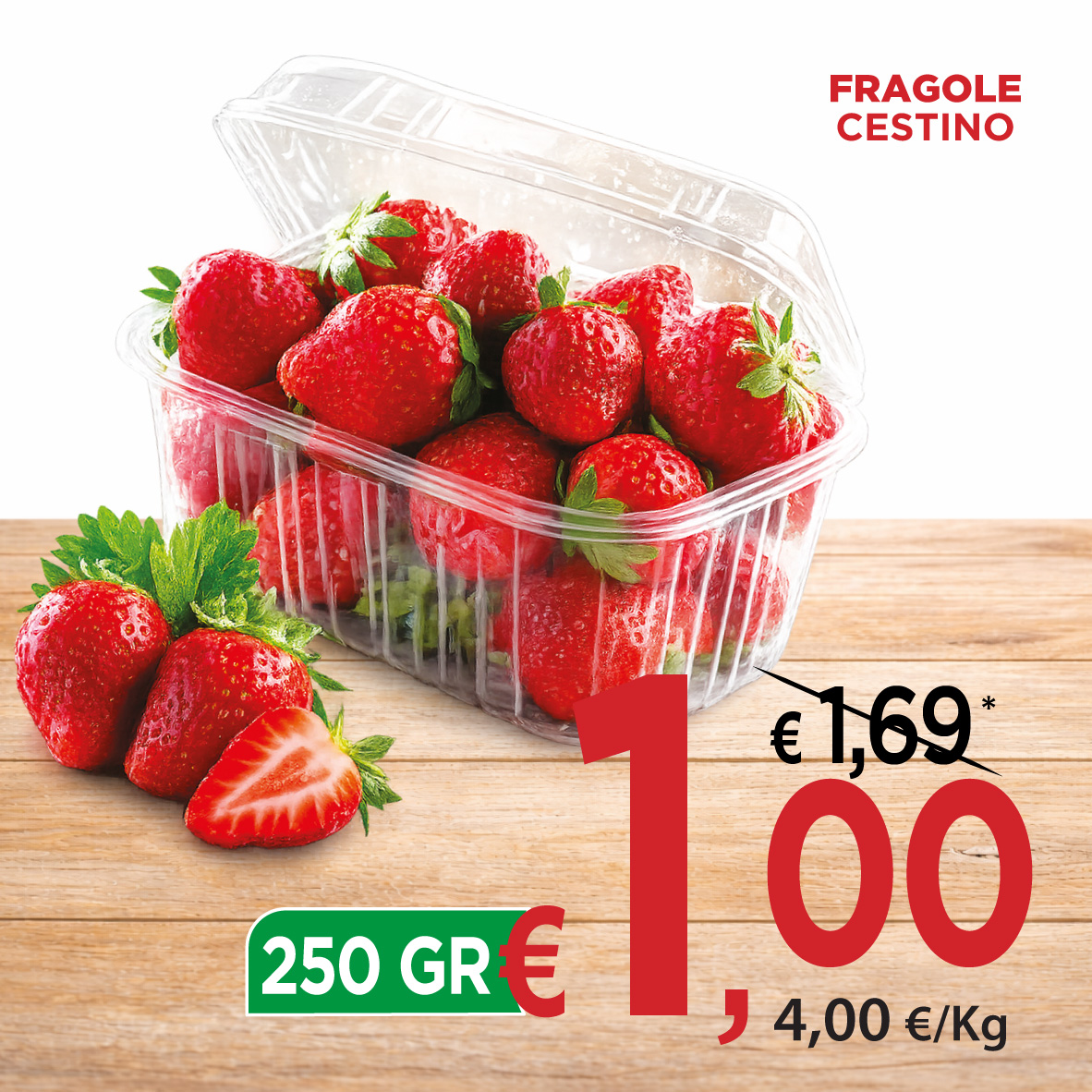 Fragole Cestino